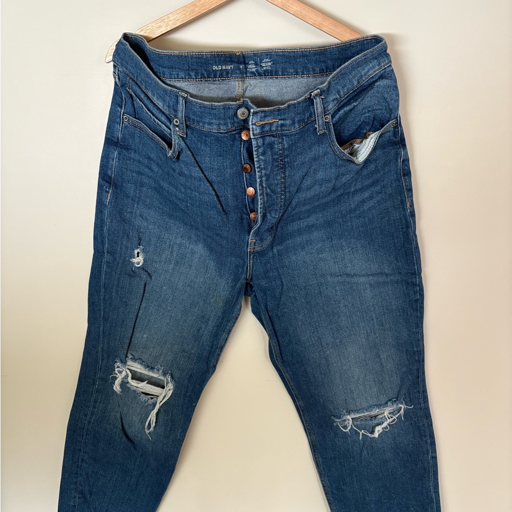 Old Navy Sky High Straight Jeans